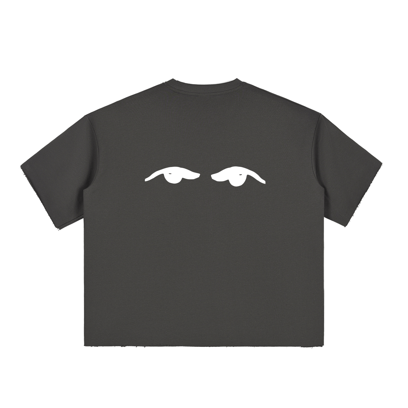 Boxy Half - Sleeve Raw - Edge T-Shirt - Nami