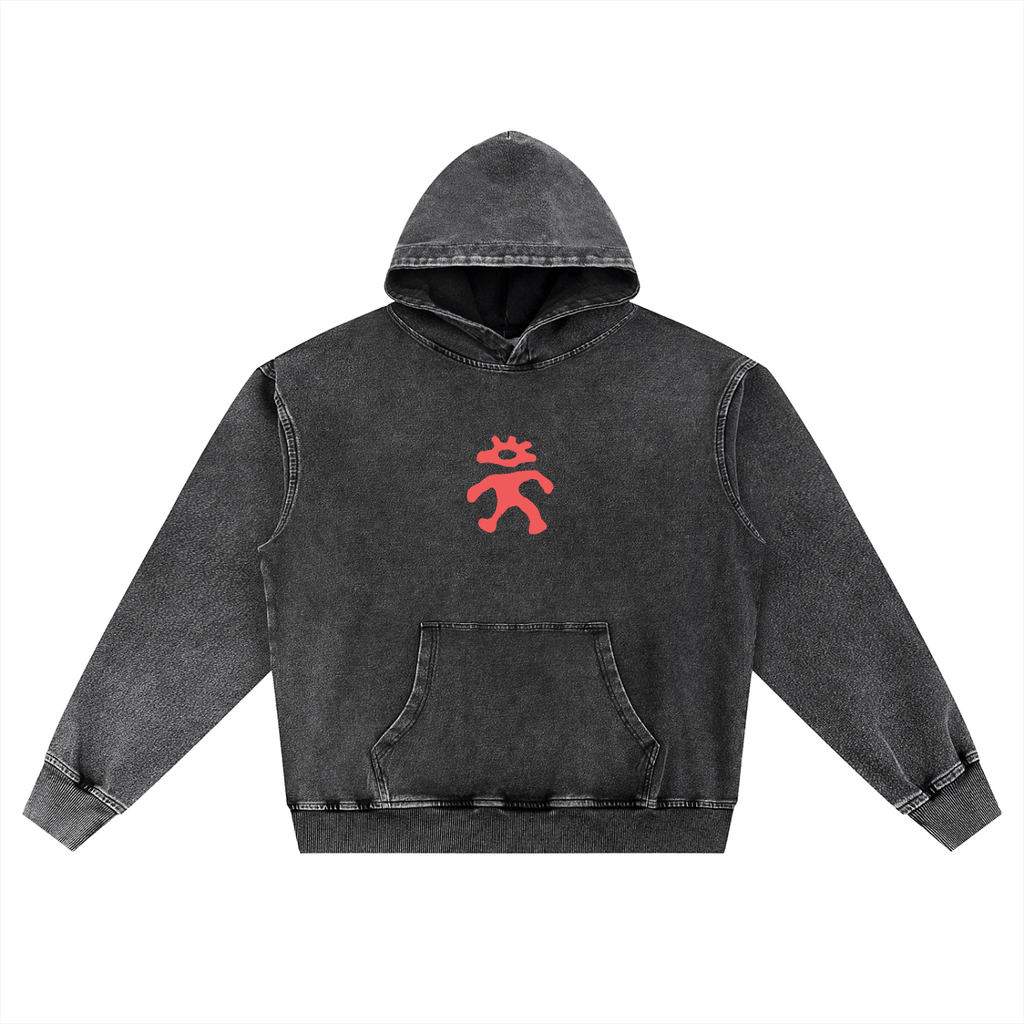 Snow Wash Oversized Hoodie - Nami